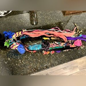 NEW 8.5’ Handmade Chenille Scarf